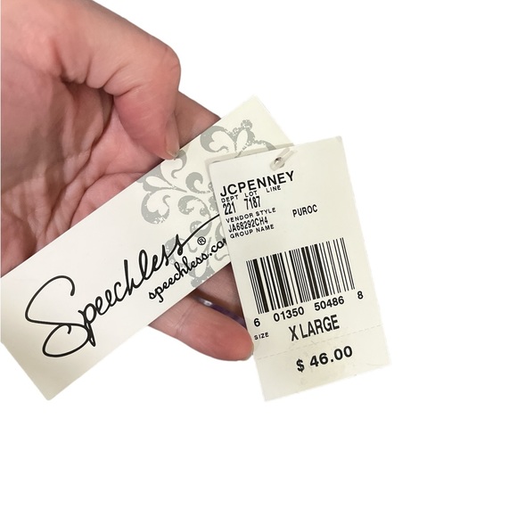 Speechless Purple Printed Dress - Picture 3 of 10